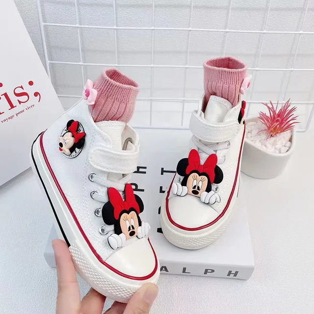 Amazon Mickey Mouse Kid Shoes Minnie Mouse Children's Canvas Shoes