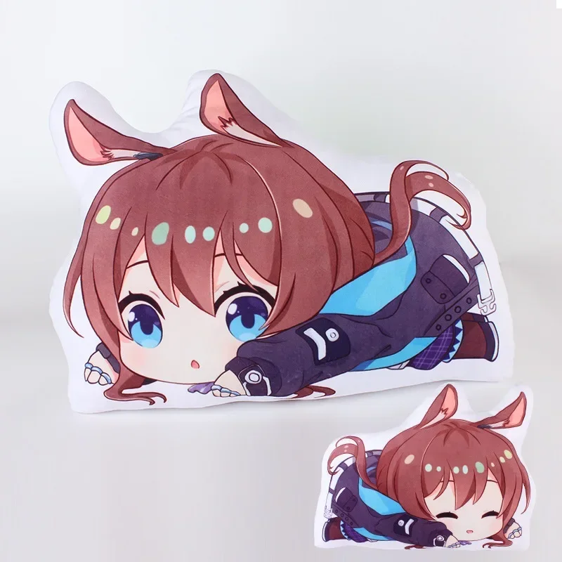 

45 см × 35 см мягкие плюшевые набивные подушки аниме arknight Amiya Exusiai Texas Lappland Ifrit, игрушка, изящная прекрасная подушка, лучший подарок