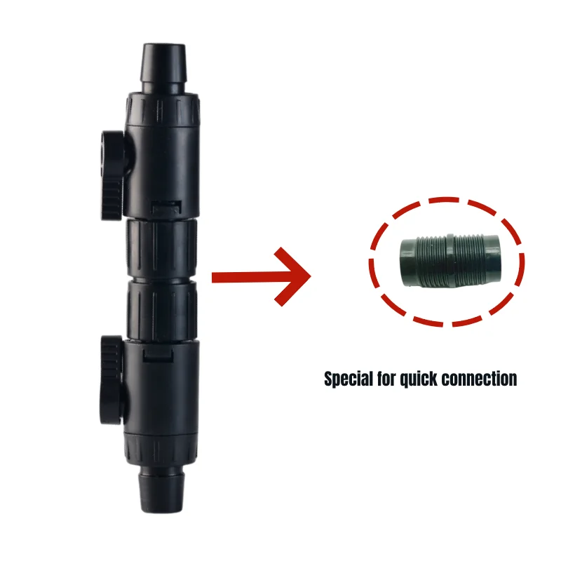 Aquarium Accessories, Aquarium Tubing Connectors, Aquarium Filter Connector for Fish Tank Double Tap Quick Release Fish Tank Hose Pipe Valve Accessories 12mm 16mm