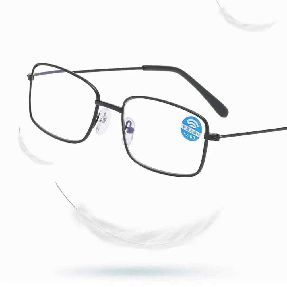 Anti Blue Light Reading Glasses Fashion Classic Metal Frame Presbyopia Eyeglasses Fashion Women Vision Care Readers Eyewear 4
