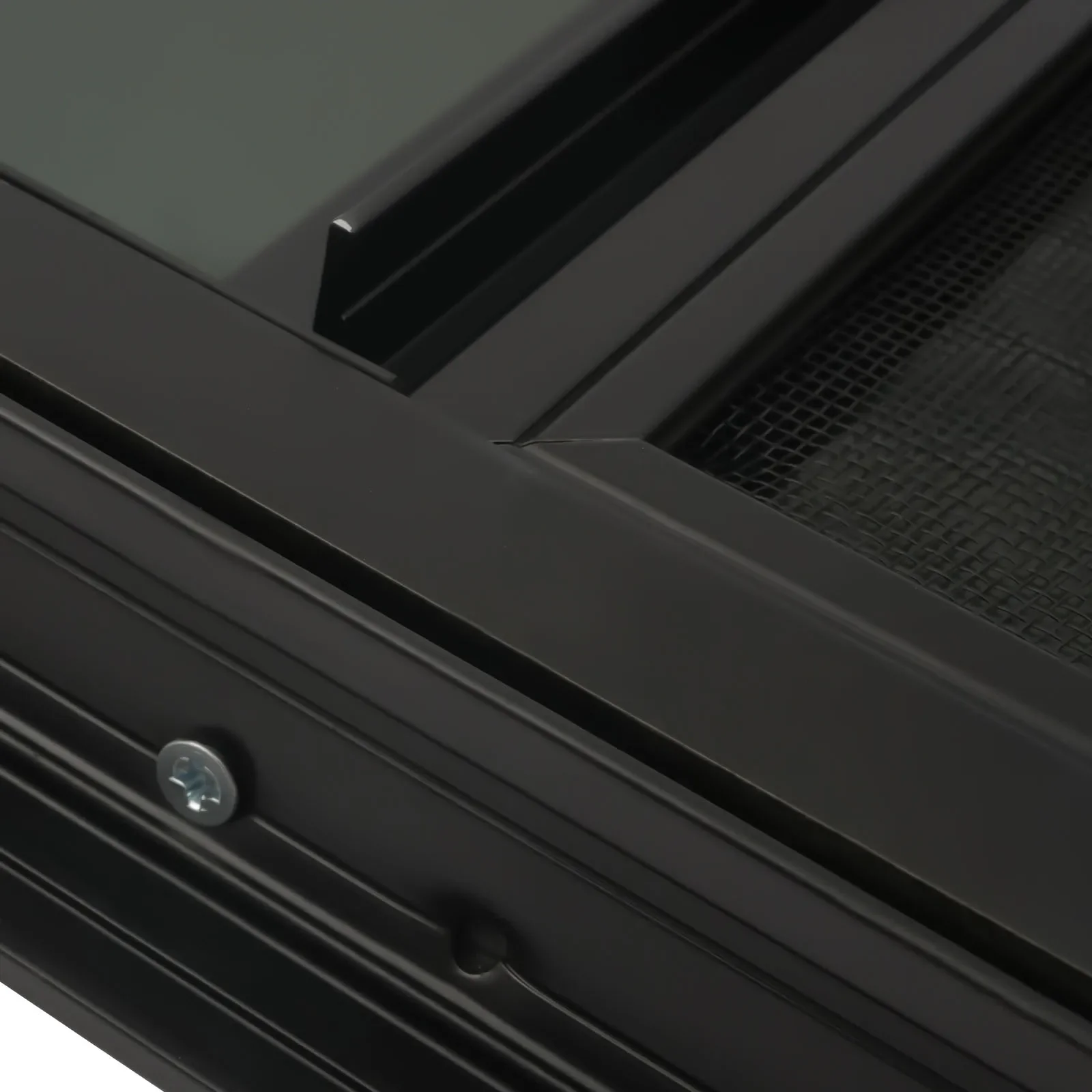 Wohnmobil-Fenster 1000 x 400 mm/900 x 300 mm – schwarzer Aluminiumrahmen, 8 Entwässerungslöcher – CE-zertifiziert, langlebig, einfache Installation für Wohnmobile – Detail 9