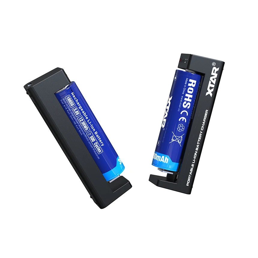 Xtar 미니 18650 21700 배터리 고속 충전기, USB C 포트, 휴대용 운전 충전기, 가전 제품