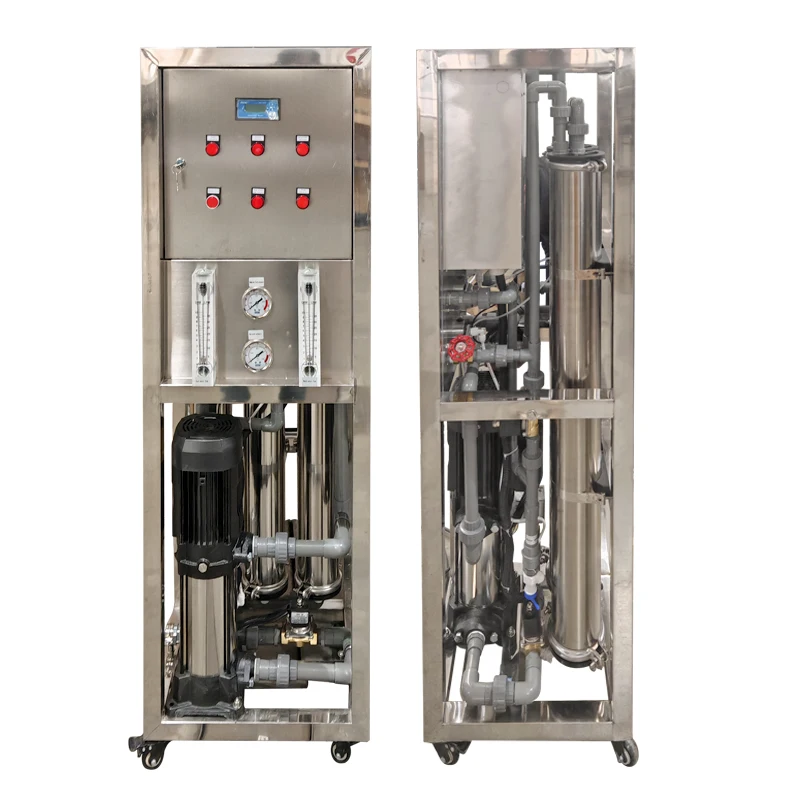 GY250-12N4040-A02 250LPH Industrial Reverse Osmosis Water Treatment Machine Stainless Steel 220V Pump Efficient