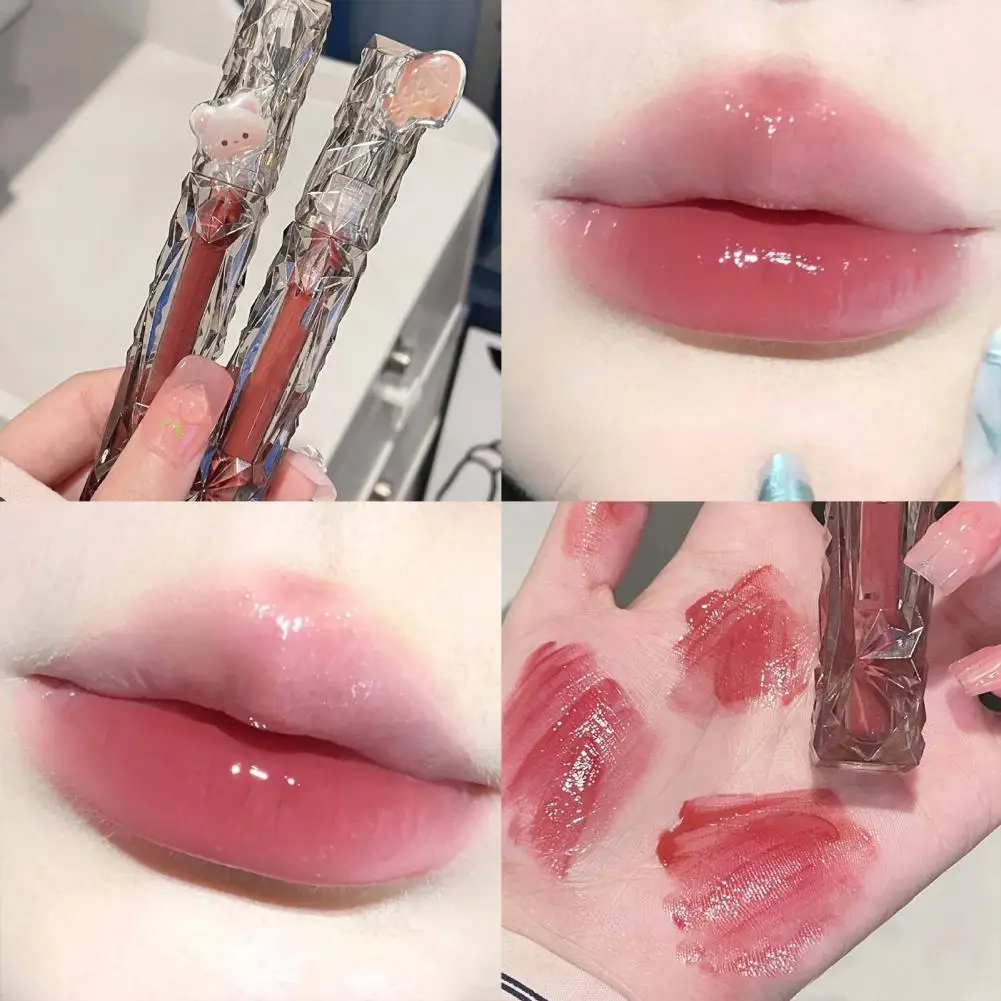 

Durable Waterproof Lip Gloss Lip Gloss Waterproof Long-lasting Hydration Lip Glaze Shimmering Mirror Effect Waterproof for Women