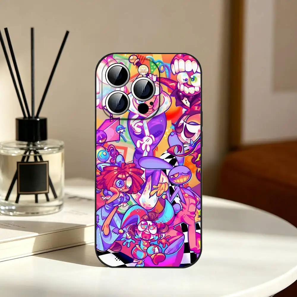 Anime The A-Amazing Digital Circus Phone Case - Stylish Protective Cover with Edge-to-Edge Design