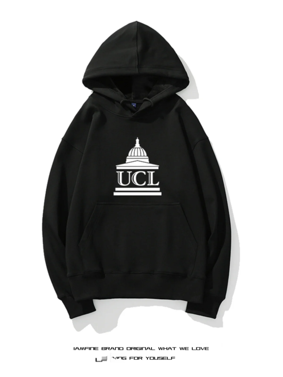 UCL London Universi Hoodie Sweatirt Commemorative Jaet Autumn Winter Outerwear for International Students Par Clothes
