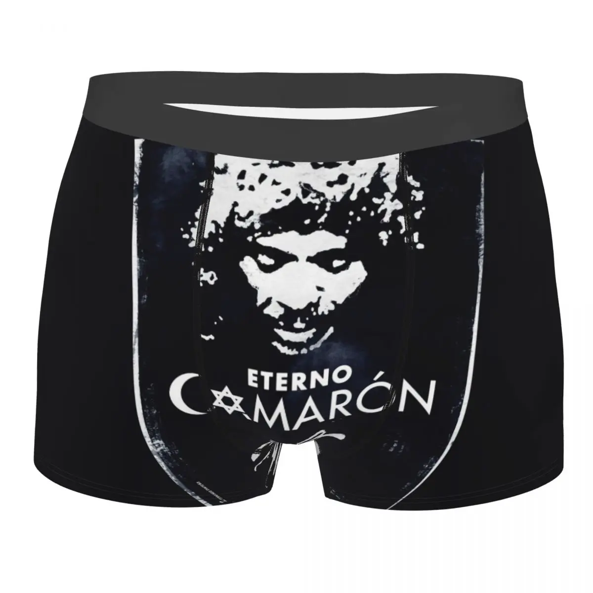 Camaron De La Isla Island Shrimp Flamenco Singer Men's Boxer Briefs, Highly Breathable Underpants,High Quality 3D Print Shorts