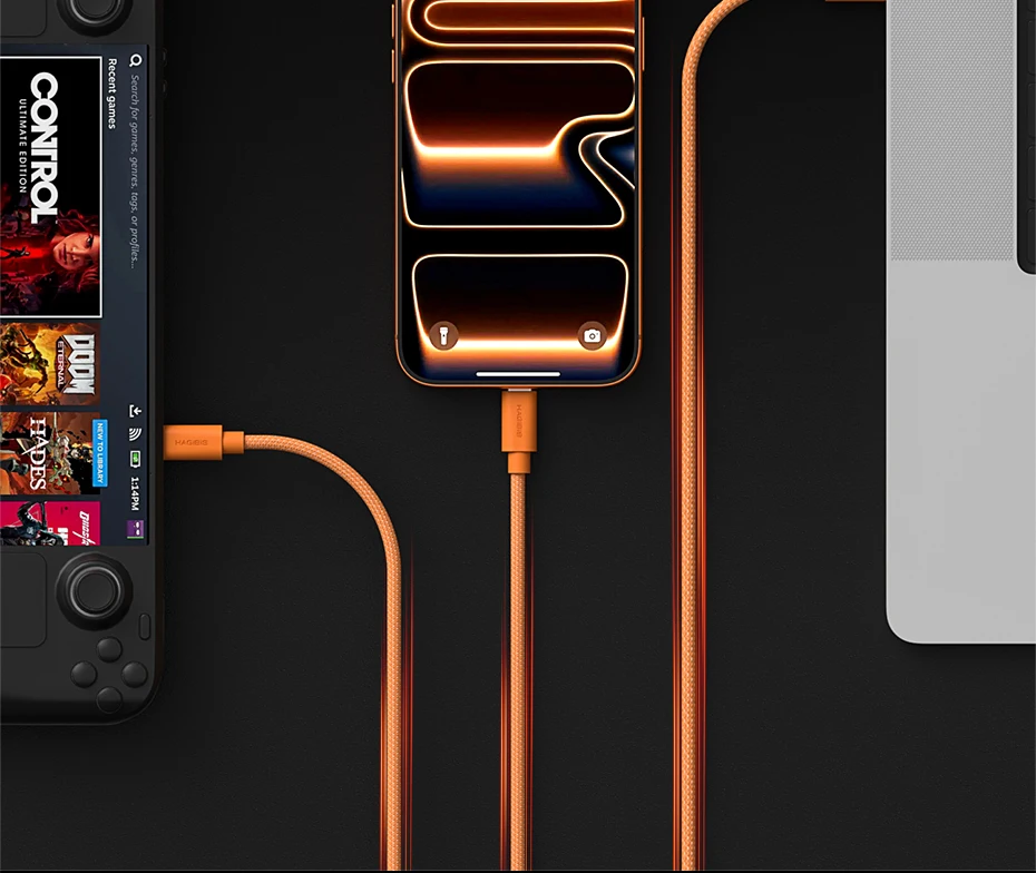 Hagibis USB-C to USB-C Wedge Cable PD 3.1 (240W)