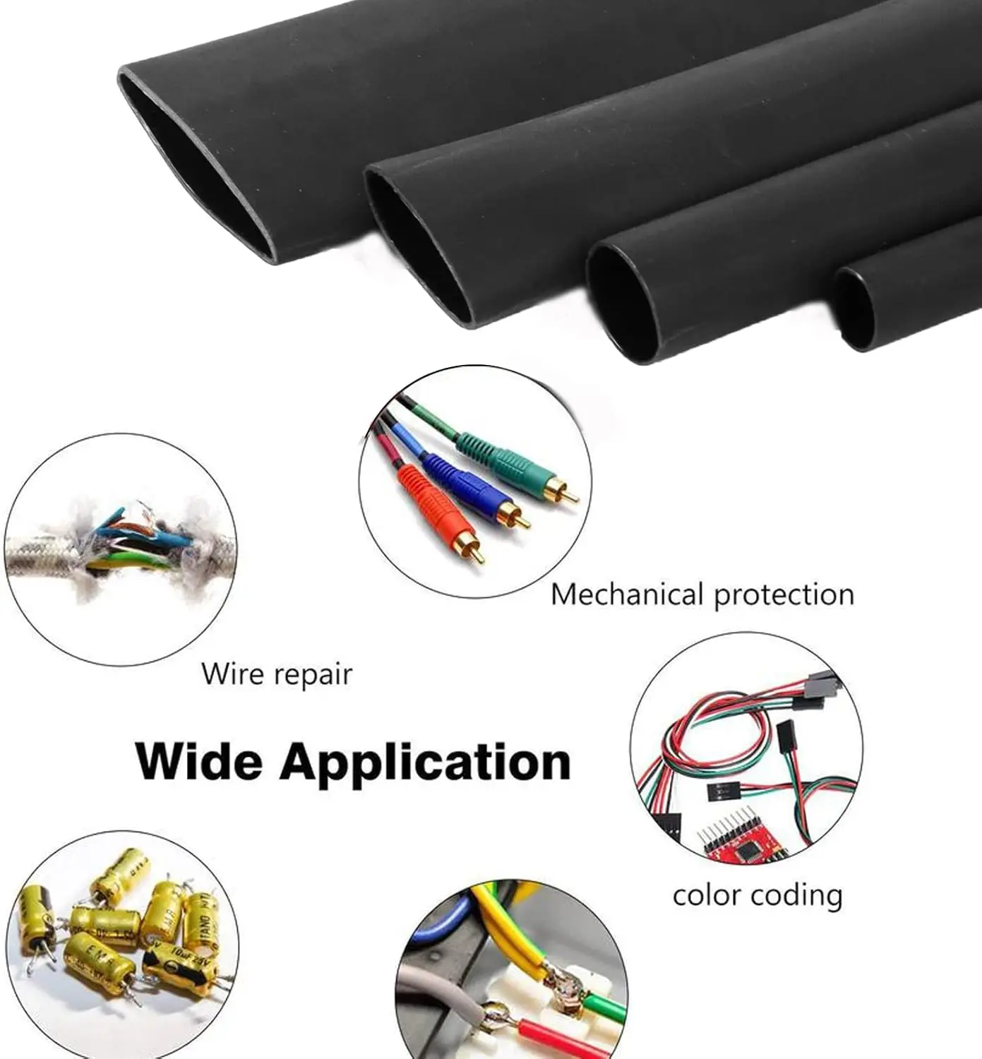 Lot de 2M Tuyau Silicone 4-16mm pour Modélisme