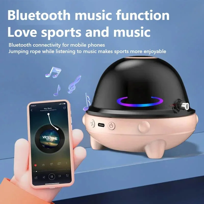 Bluetooth Intelligent Jumping Rope Machine Cordless Adult Fitness Sports Children Automatic Counting Music Electric Jumping Rope