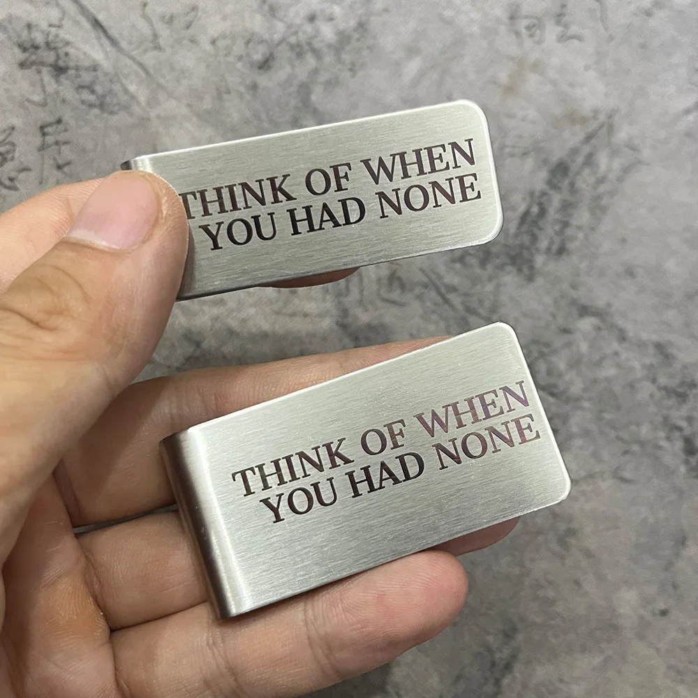 Personalized Money Clip Engraved Gift Engraved Cash Clip Wallet personalised Gift for Dad Money for Husband money clips wallet