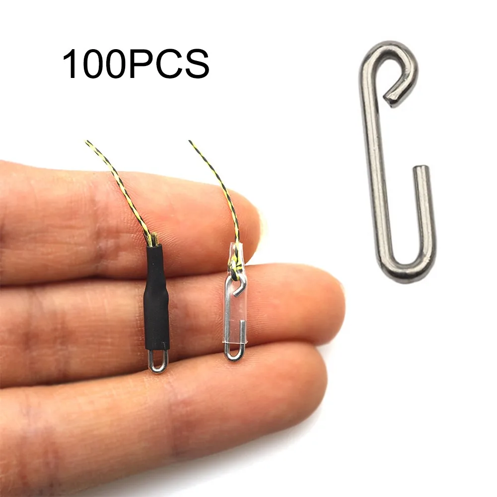 

200pcs 14mm Quick Change Snaps Stainless Steel Clip Fishing Hook Lure Connector Quick Change Snap Fish Tackle Pesca Iscas