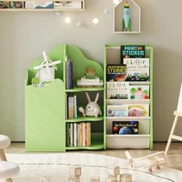 Children Treehouse Bookcase and Toy Storage,Kids Book Shelf for Kids Rooms, oddler Bookshelf Baby Bookcase,Green 1