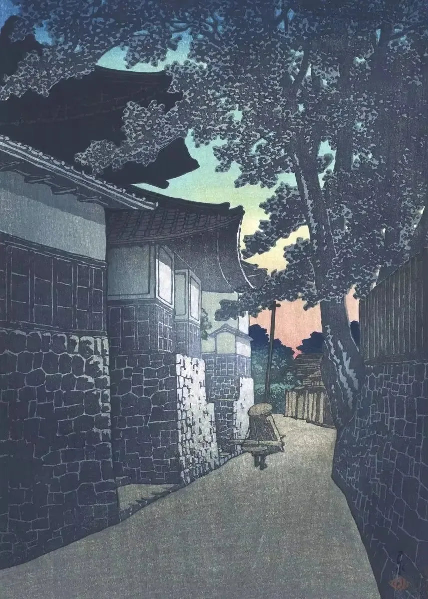 Vintage Japanese Landscape Artwork Canvas Print by Kawase Hasui – Elegant Wall Art