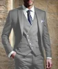 Men Suits for Wedding 3 Pieces Blazer Vest Pants Peak Lapel  Slim Fit Suit Elegant Tuxedos for Wedding Business Evening Party 5