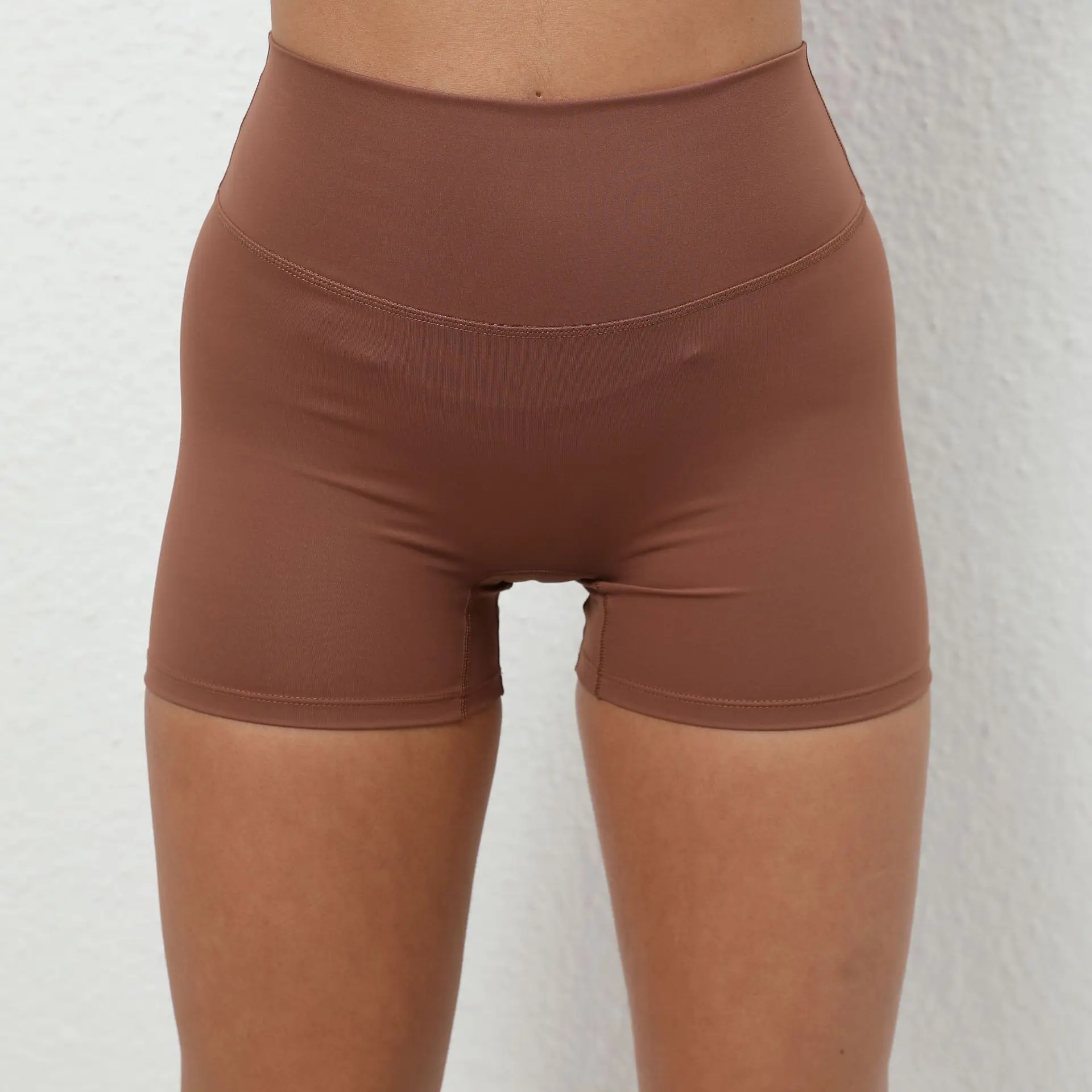 Sport Shorts Women Push Up Short Mujer Femme High Waist Yoga Clothes Gym Fitness Clothing 2024 Sportswear Orange White Pink Skin