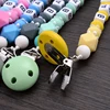 Baby Personalized Name Pacifier Clips Silicone Pacifier Chains Handmade Toddler Teether Teething Chain Nipple Clip Chew Toys 6