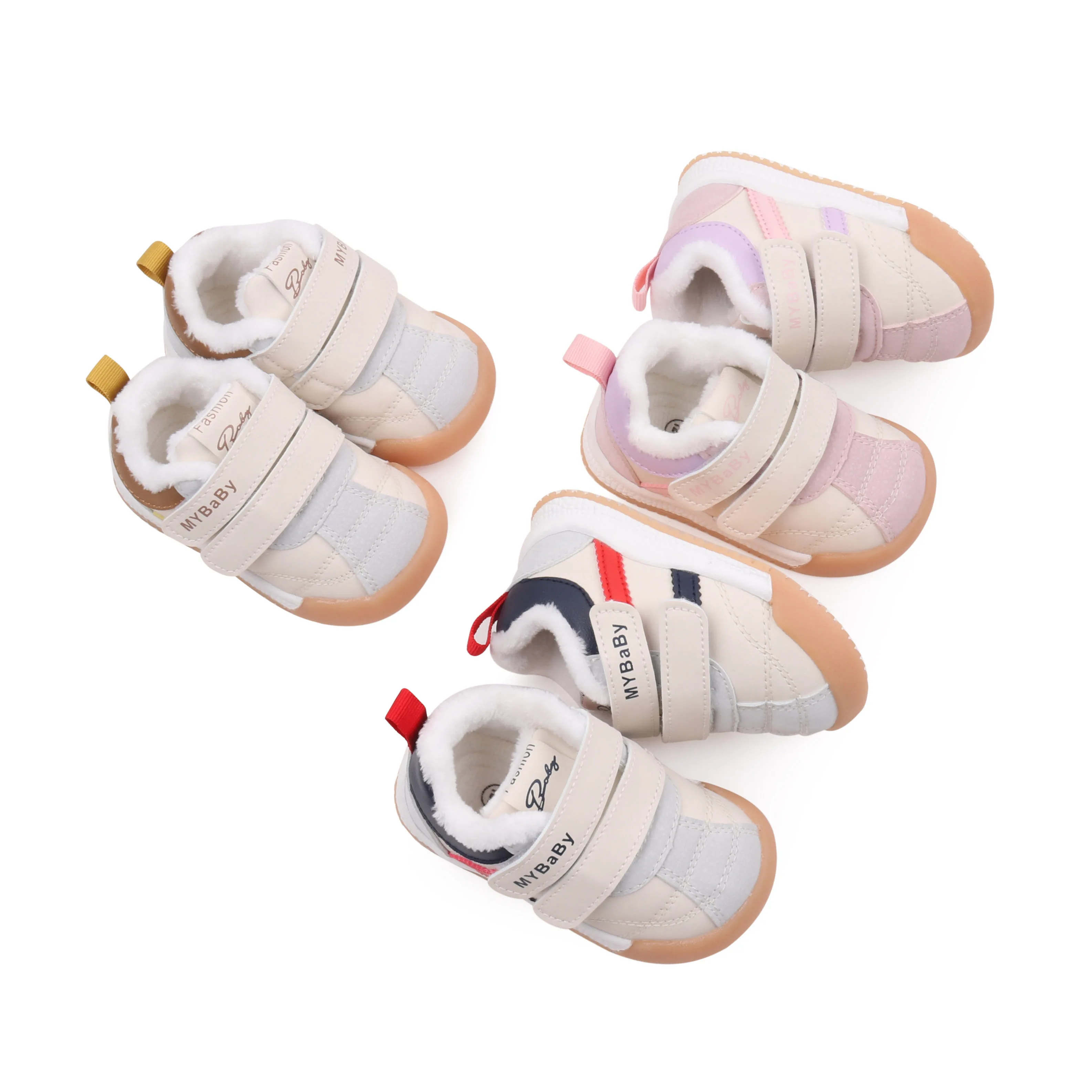 Baby Sneaker Autumn and Winter Style Kid Prewalking Shoes for 1-3 Years Boys and Girls Sport Outdoor Shoes Anti-slip MY2312M 2