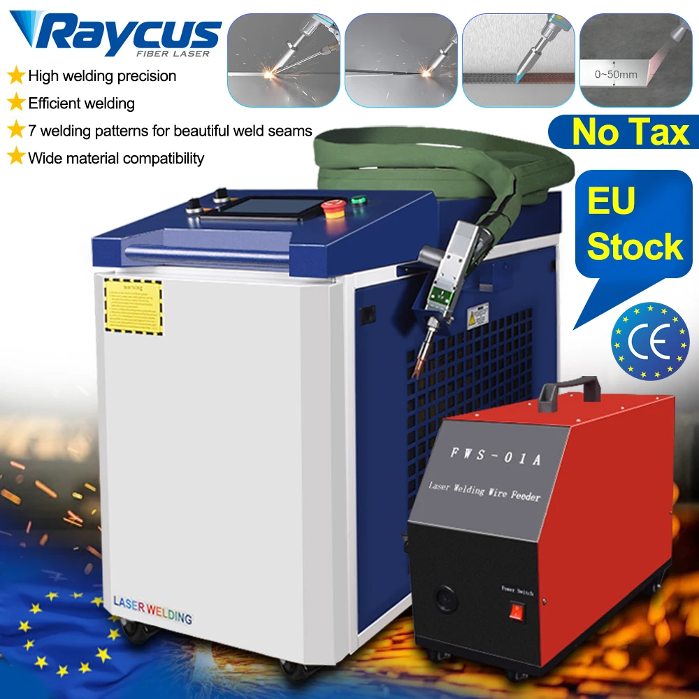 1500W Laser Welder Fiber Laser Welder Handheld Raycus 1500W Wobble Head for Metal Weldings Cleaning Cutting DDP TO EU US