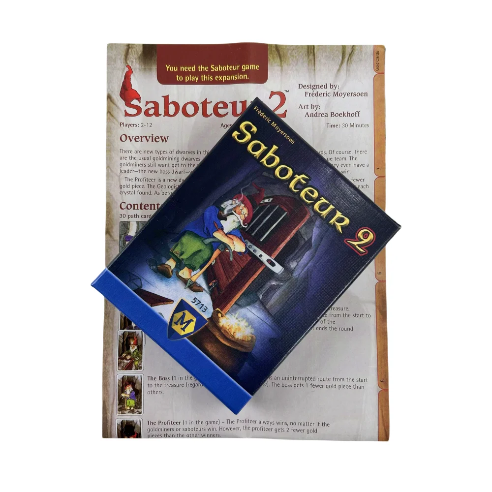 Board Game English Saboteur Board Game Cards For Families Party Dwarf Gold Mine Digging