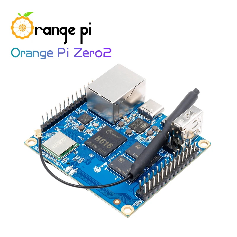 Orange Pi Zero 2 1GB Allwinner H616  ҽ  ,  + Wifi  ̴ PC º, ȵ̵   OS 
