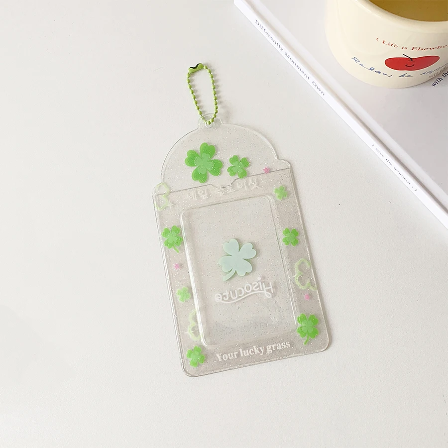 Kpop Photocard حامل المفاتيح Y2K حامل بطاقة الصور...