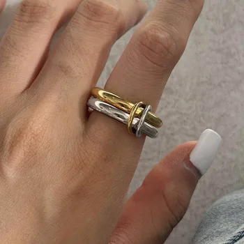 Multiple Layers Strand Loop Indext Finger Rings for Women