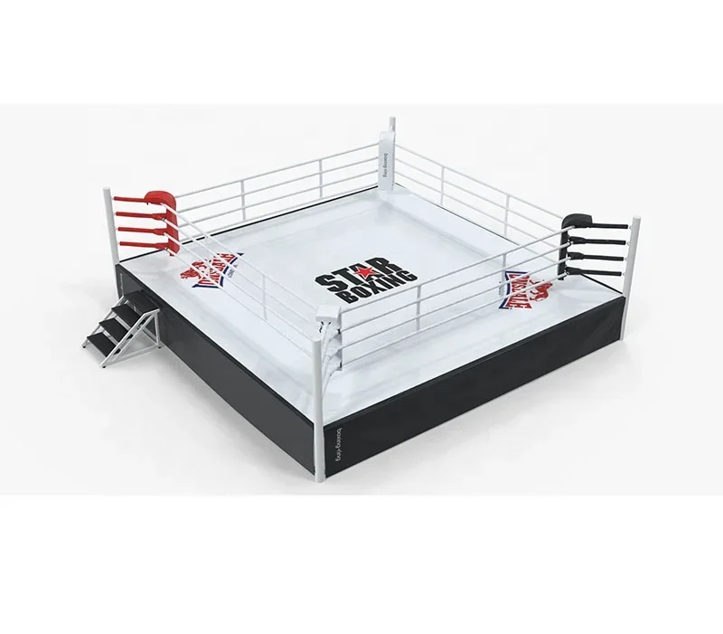 

Best Selling Professional Competition Boxing Ring 4m*4m Floor Wrestling Ring Price For Sale