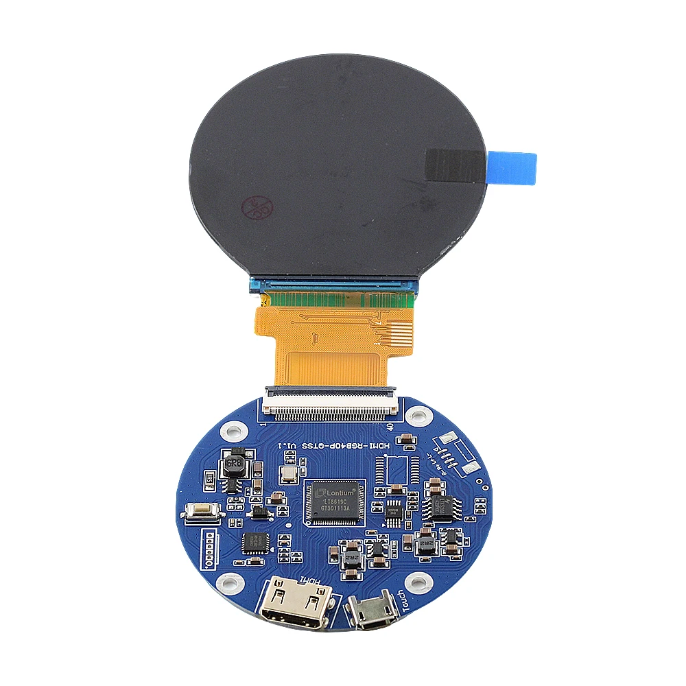 2,1 Zoll TFT LED Display Modul Runder Bildschirm HD IPS 480*480 SPI RGB Schnittstelle MIPI HDMI Treiber ST7701S Kapazitiver Touchscreen – Detail 18