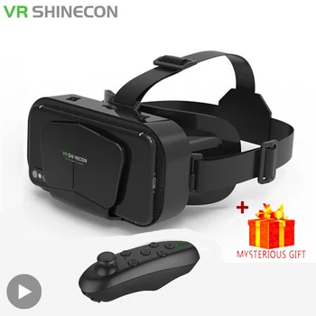 Shinecon Viar 3D VR Occhiali Dispositivo di realtà virtuale Lenti per casco Cuffie Occhiali intelligenti per smartphone Cellulare Realidade mobile