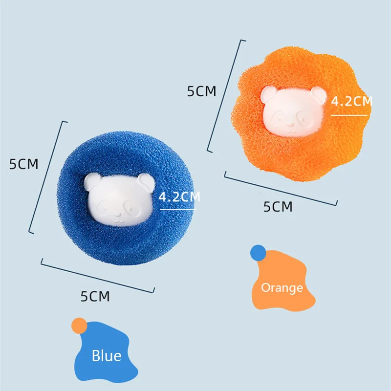 1-6pcs Pet Hair Remover Reusable Ball Laundry Washing Machine Filter Wool Sticker Cat Hair Collector Pet Fur Lint Catcher Home