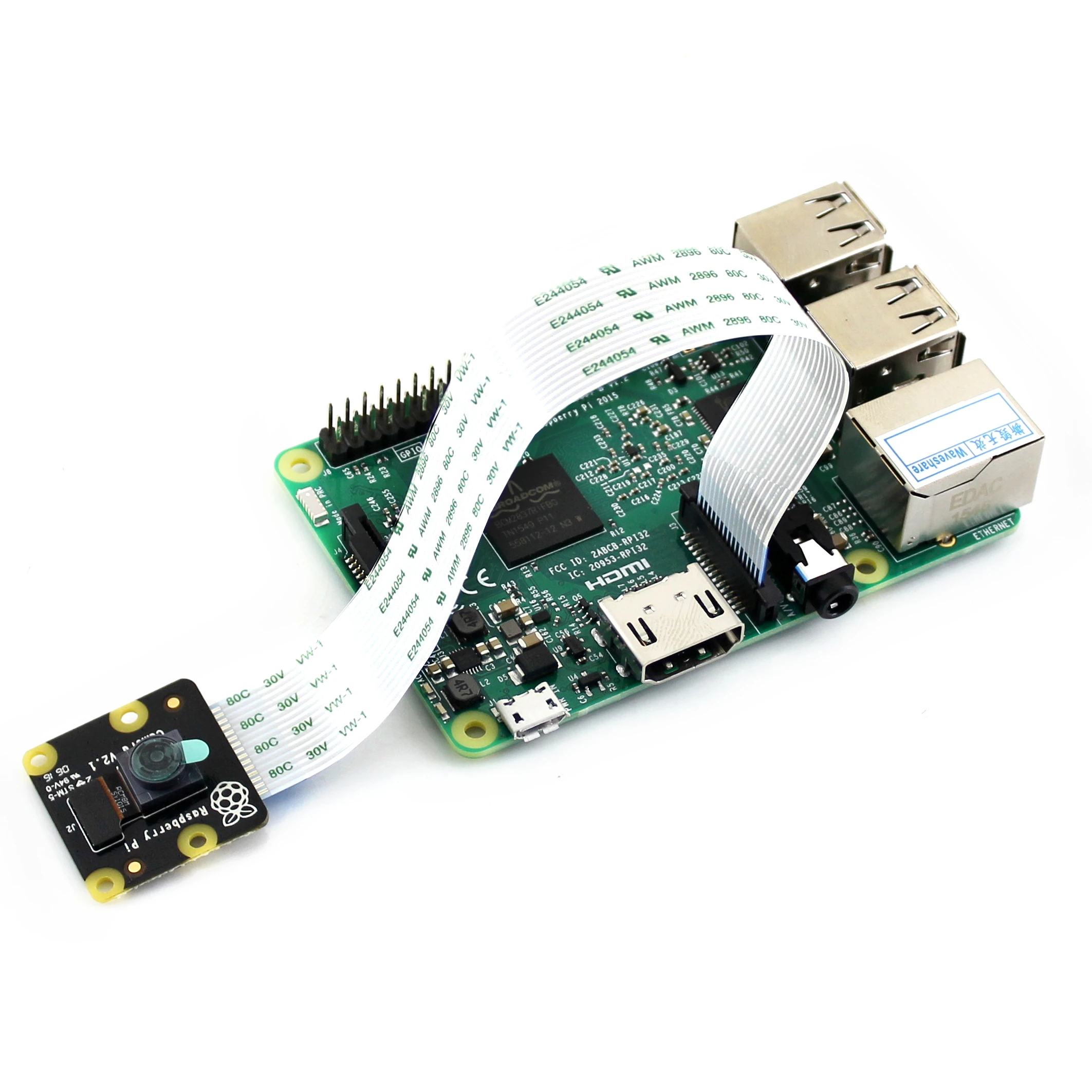 Waveshare Raspberry Pi Rpi Noir Camera V2 Supports Night Vision Video Record 8Mp For Jetson Nano