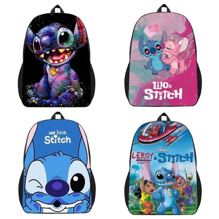 3PCS Stitch Backpack Teens Boys Girls Backpacks School Bag for Travel High  Capacity Student Laptop Fashion Stitch Print Backpacks Birthday Christmas  Gift (#7) 