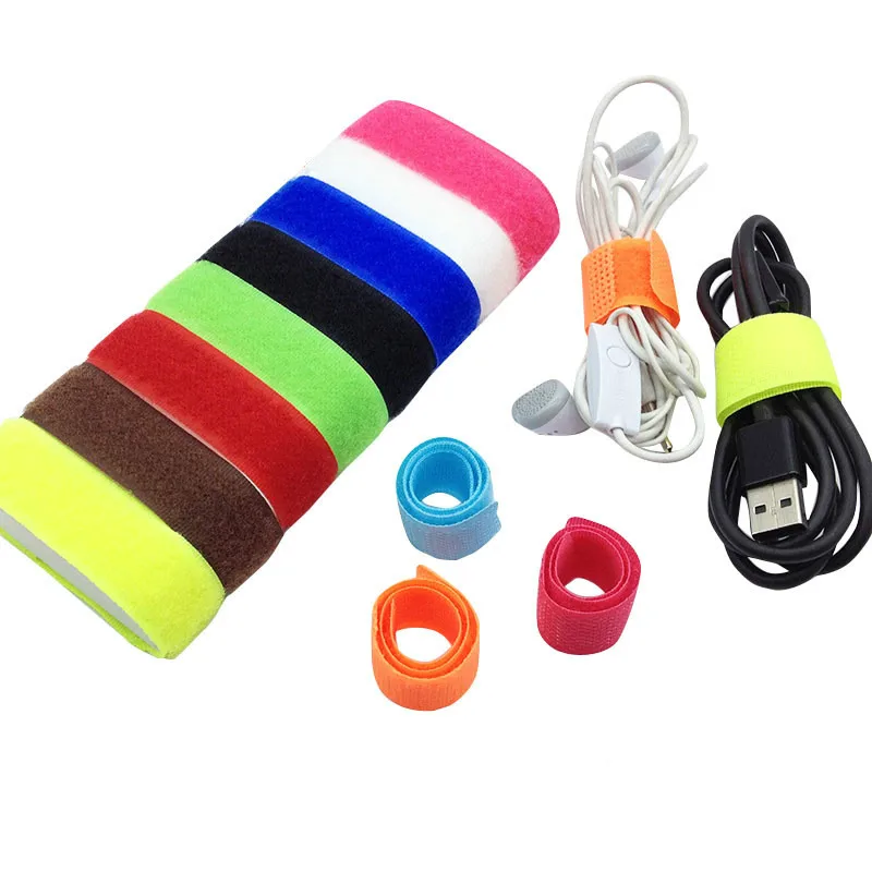 

10PC Cable Organizer Wire Winder Clip Earphone Holder Mouse Cord Protector Cable Management For iPhone Samsung USB Cable