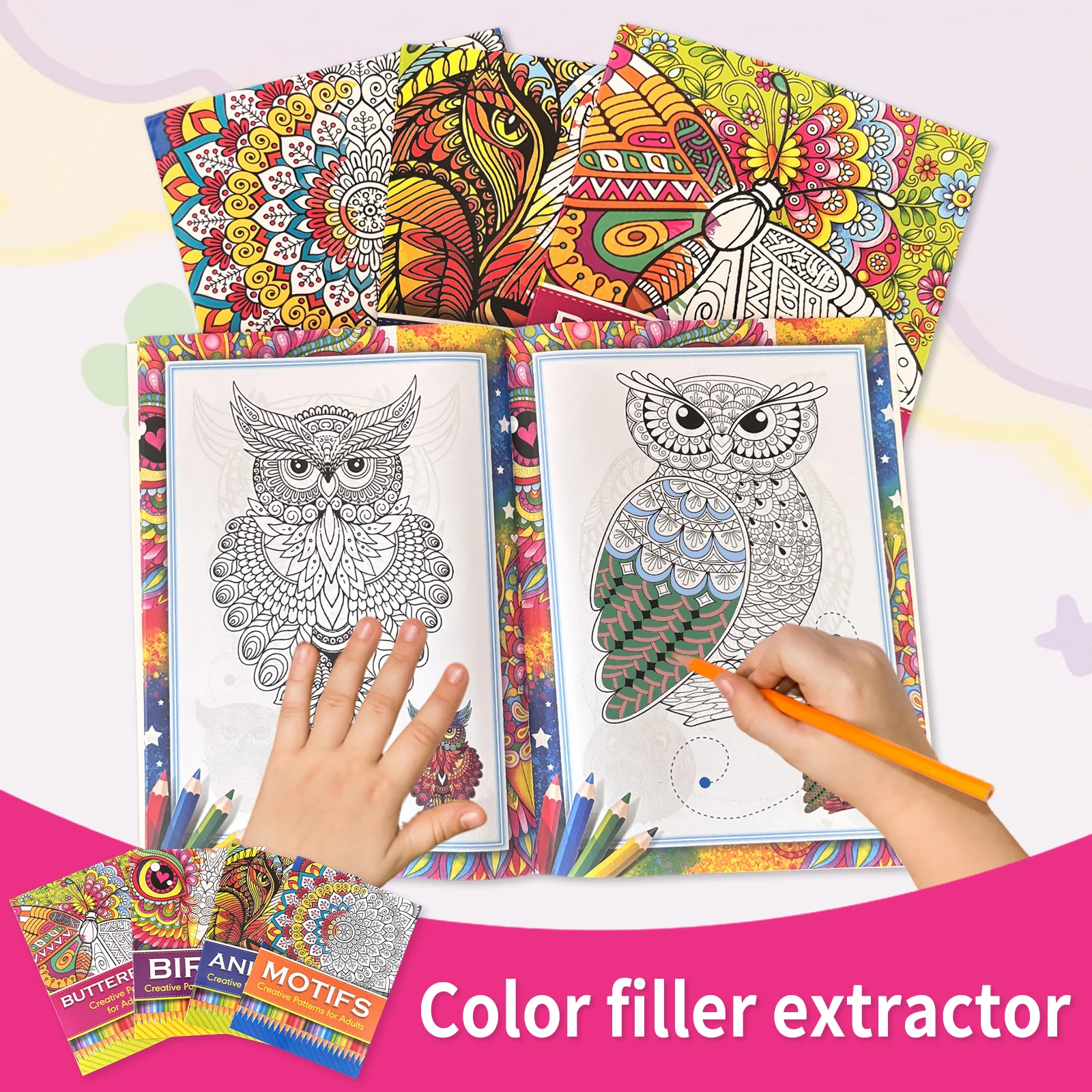 Adult Advanced Coloring Book – Creative Patterns 2