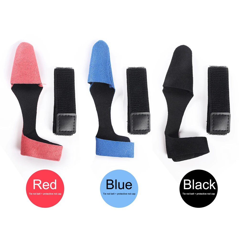 1-4Pcs Fishing Rod Tie Elastic Tip Cover Straps Reusable Outdoor Sport Fastener Bandage Sleeve Pole Glove Truss Protector Case