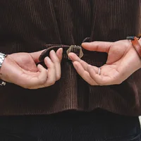 Gilets en velours côtelé vintage Maden, vêtements de travail décontractés à la française, veste de chasse, veste de travail, vêtements d'extérieur pour hommes pour le printemps et l'automne 5