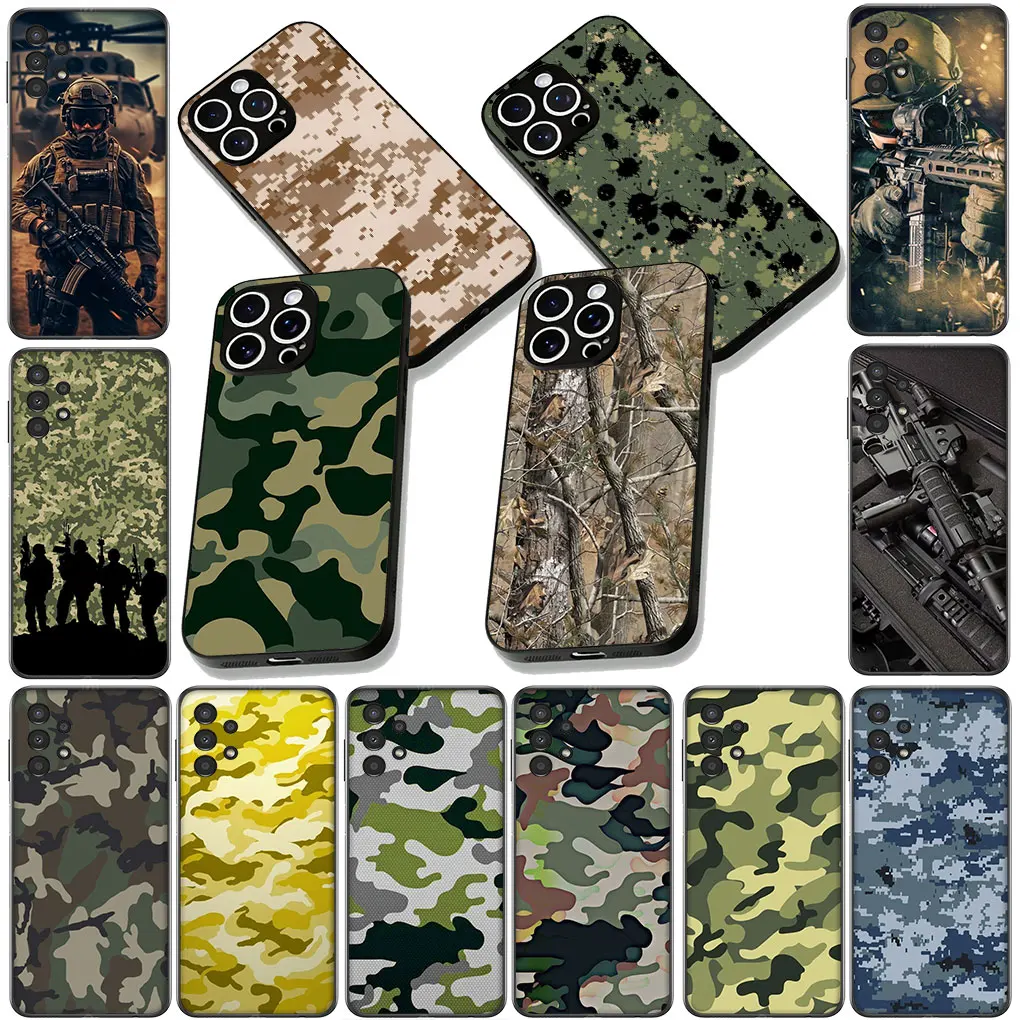 Camo Pattern Military Army Camouflage Phone Case Cover