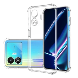 Shockproof Clear Silicone Case with Protective Camera Cover for ABS (For GT Neo5 SE)
