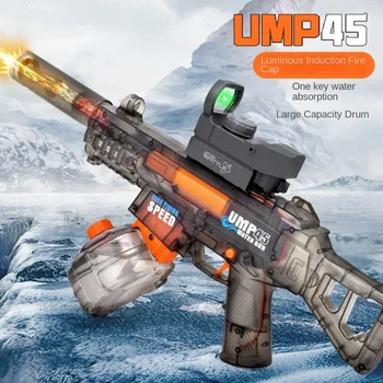 Water Guns Electric For Adults Powerful Squirt Automatic Water Suction Water Blasters Summer Outdoor Beach Toy For Kids Gift 1