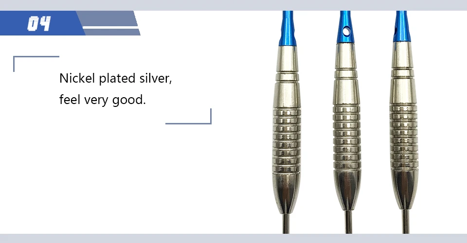 3pcs Of 22g Torpedo Silver Dart Needle Aluminum Rod Blue Aurora Wing Throwing Game Adult Training Entertainment_desvips.com