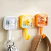 Cartoon Cute Creative Hook Strong Adhesive Hook No Punching Cute Animal Bouncing Hook Dormitory Bedroom Coat Hook 1