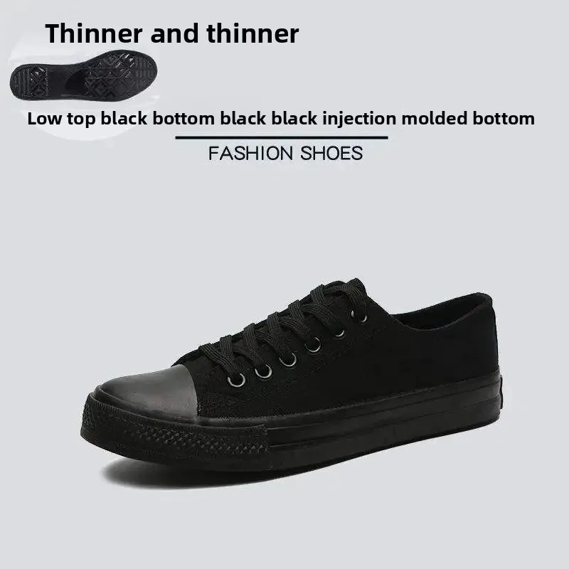 All Black and black rubber sole