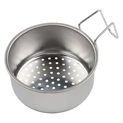 Stainless Steel Kitchen Sink Strainer Basket - Hanging Waste Filter & Vegetable Basin Drainer (A)
