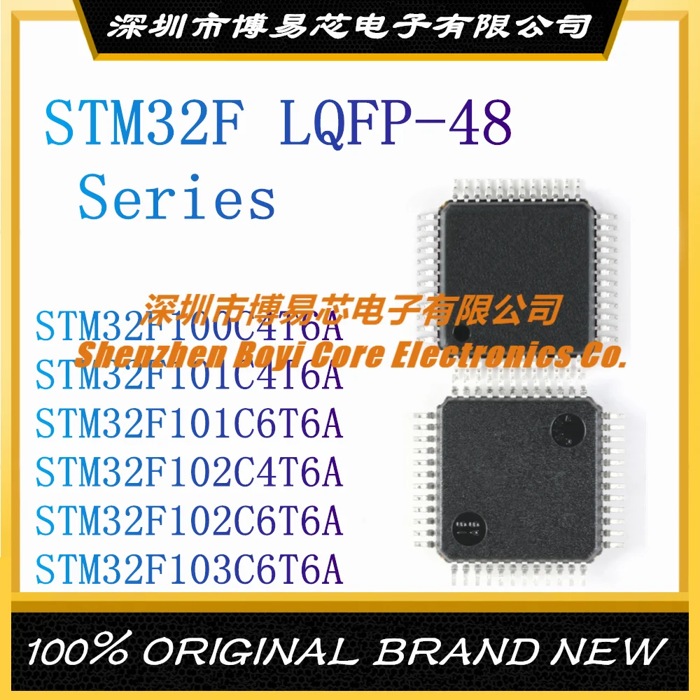 

STM32F100C4T6A STM32F101C4T6A STM32F101C6T6A STM32F102C4T6A STM32F102C6T6A STM32F103C6T6A Microcontroller IC Chip LQFP-48