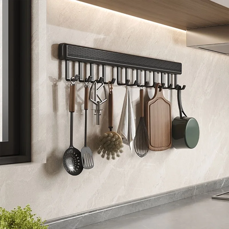 Hanger Amazon Wall Hook Rack 10 Hooks For Hanging Aluminum Utensil