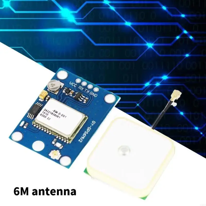 큰 안테나 25x25mm로 6m에 대한 GY-GPS6MV2 신호 모듈 및 실외 사진 3xue를 나타내는 LED