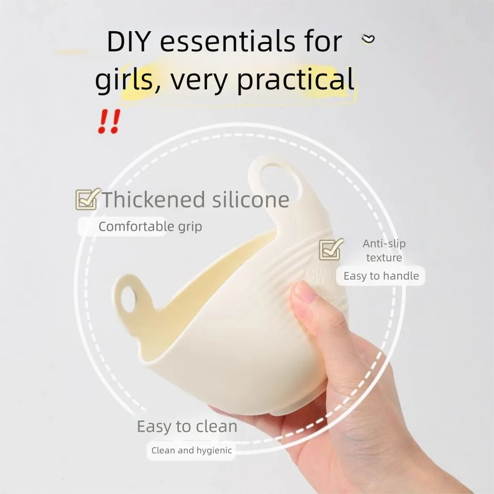 3/4Pcs Silicone Face Mask Mixing Bowl Set Face Care Soft Mask Bowl Brushes DIY Reusable Facial Mask Tools Kit Home Beauty