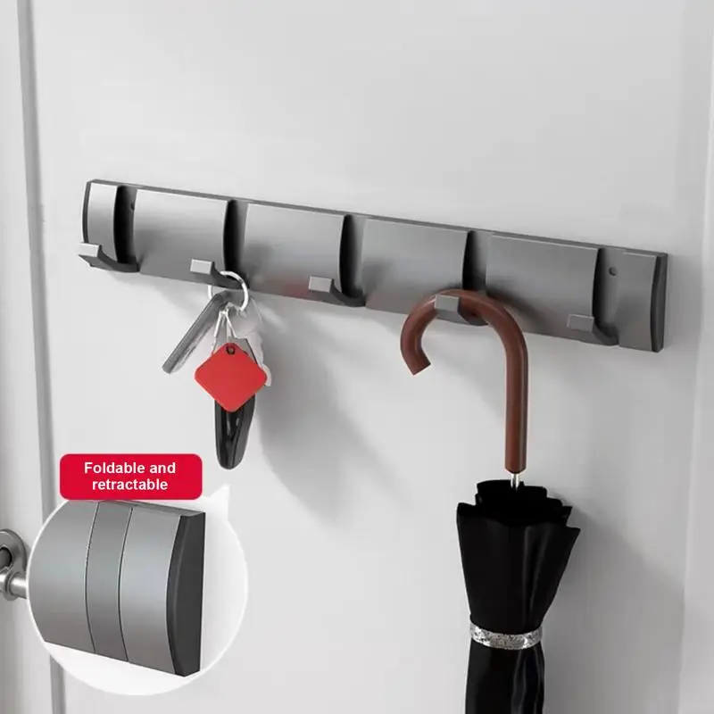 

Вешалка для пальто, настенная вешалка для пальто с 5 крючками, сверхпрочная металлическая вешалка с крючками для пальто, металлическая вешалка для пальто