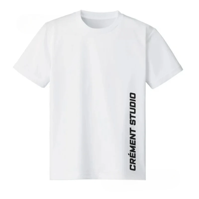 

2024 Summer Letter Printed Men's T-Shirt Cotton Casual O-Neck Short Sleeve Women‘s Streetwear Tee Oversize High Quality Tops